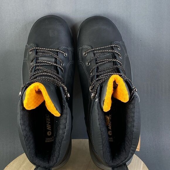 Hi-Tech Trencher Workboot shoe Soft Toe Men's Size 12 Black - Picture 5 of 8